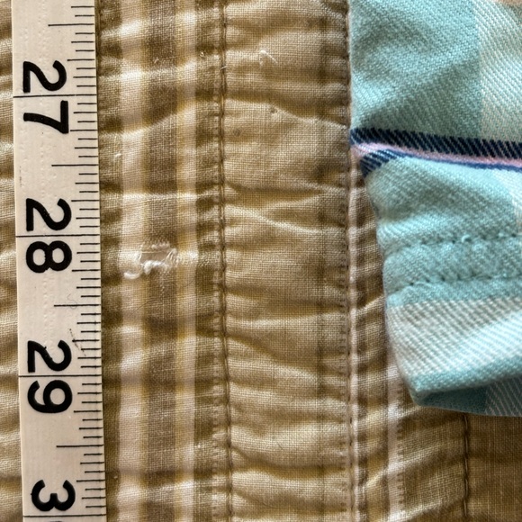 Garnett Hill Blue Plaid Flannel PJ Bottom’s, Women’s Large - Picture 4 of 5